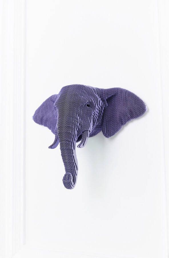 CARTONIC -Olifant- 3d puzzel- 3D- puzzelen-DIY- Kinderen en Volwassenen- decoratie- thuis- muurdecoratie- Ecologisch