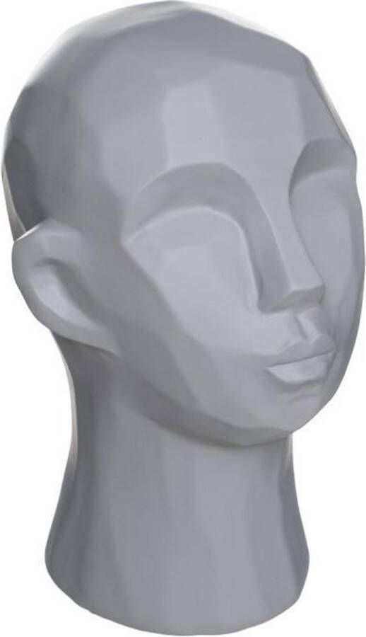 CASA DI ELTURO Abstract hoofd Origami sculptuur Grijs H22