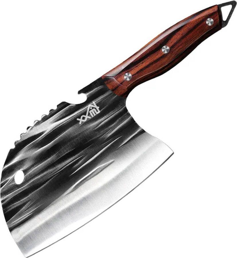 Casa Nakiri Slagersmes 30cm (l) & 9 5cm (h) 310g Aziatisch BBQ Handmade Japans keukenmes