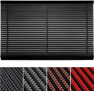 Casa pura Borstelmat Deutmat Buitenmat Power Brush Zwart 60 x 90 cm