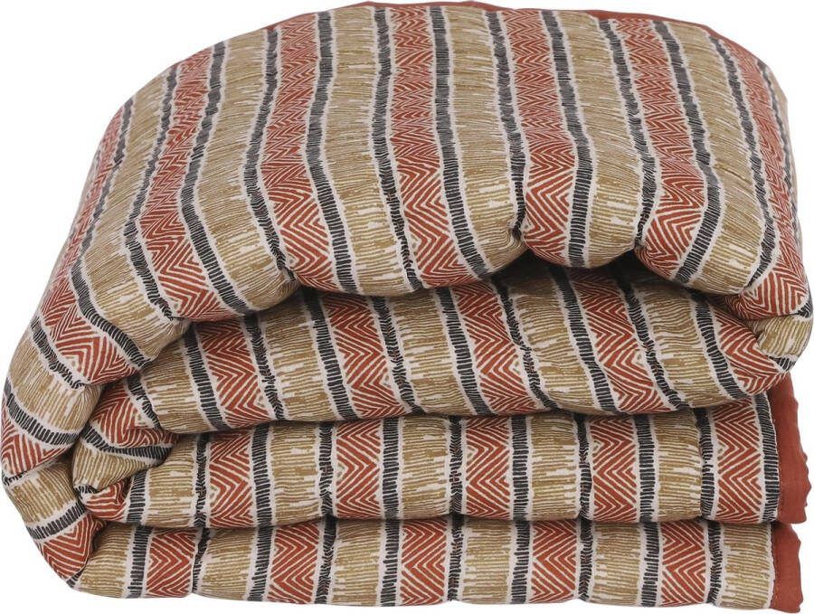 Casa Vivante Molly Plaid L150 x B130 cm Katoen Oranje