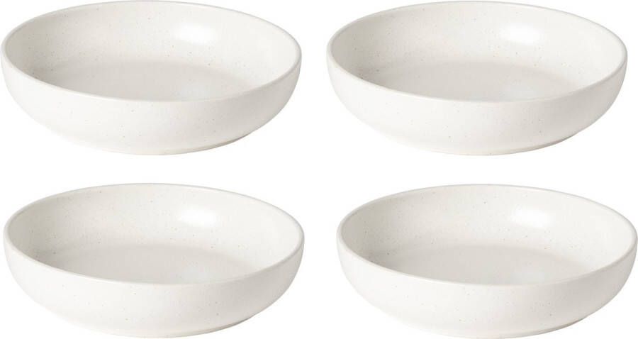 Casafina Pacifica by Cactula Casafina Pacifica servies Wit soepbord 22 cm set van 4