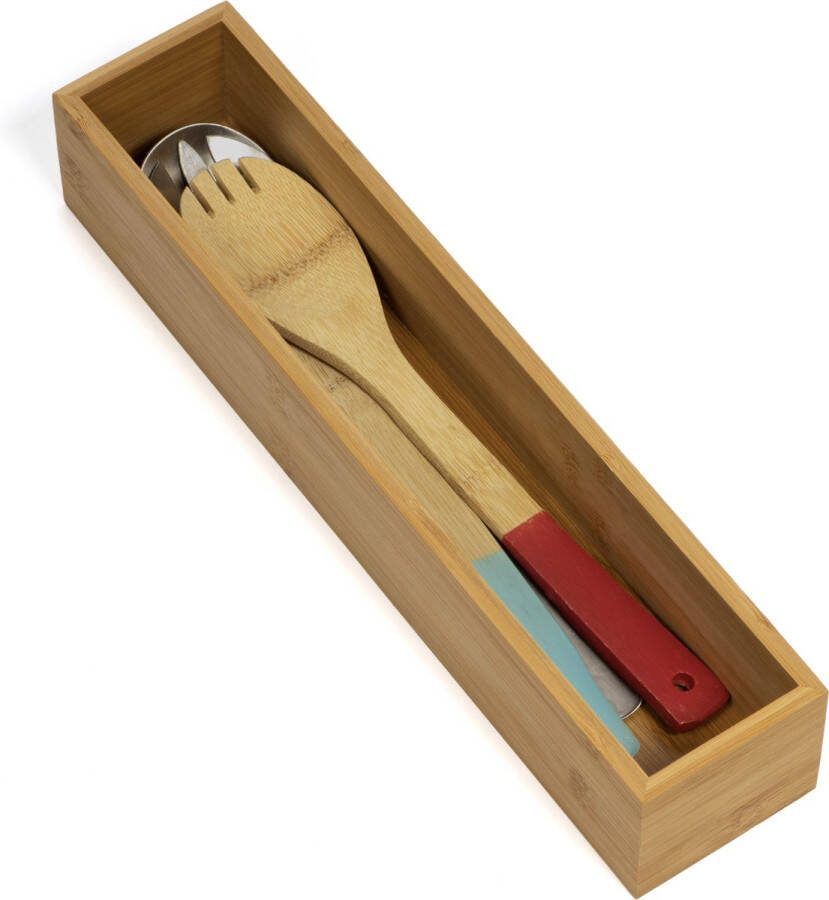 Cookinglife Bestekbak Organic Bamboe 38 x 8 x 7 cm