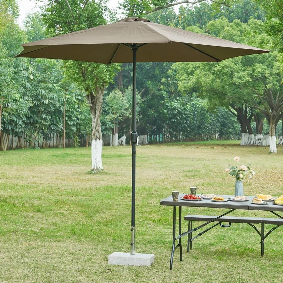 Casa.pro Parasolvoet Bomba parasolhouder graniet rechthoek 45x22 5x9 5 cm