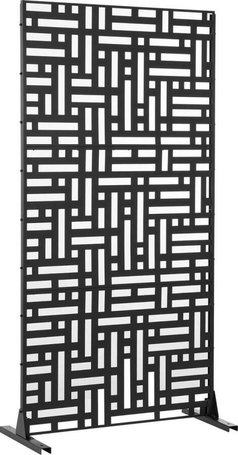Casa.pro Kamerscherm Bernalda tuinscherm 180x90x40 cm zwart