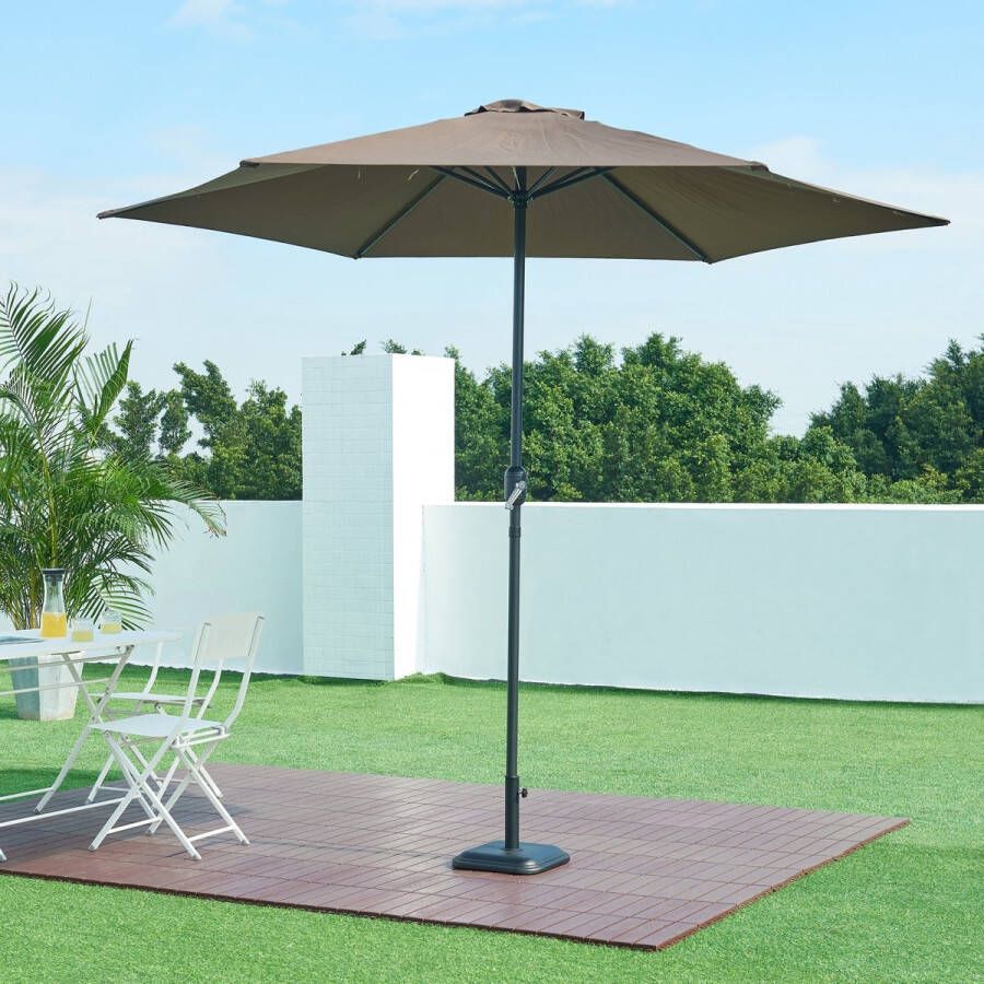 Casa.pro Parasolvoet Biccari parasolhouder beton vierkant 35x35x4 5 cm