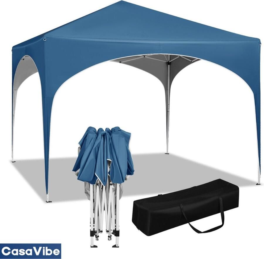 CasaVibe Party Tent Feesttent Camping Tent Paviljoen Pop up tent Opvouwbaar Waterdicht 3x3