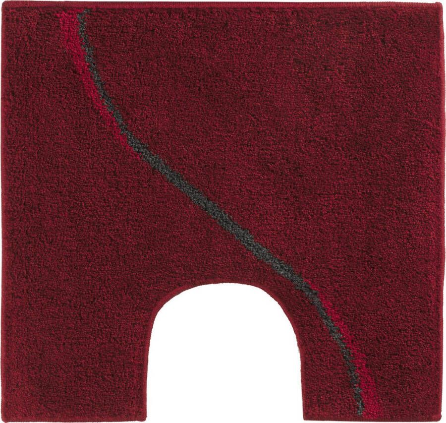Casilin Carve Antislip WC mat- Toilet mat met uitsparing Red 60 x 55 cm