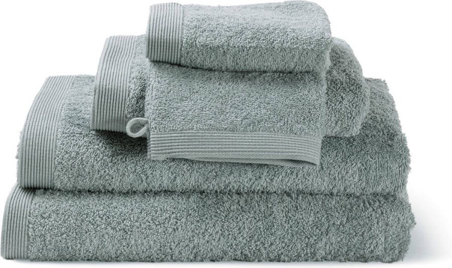 Casilin Handdoeken Set 2 douchelakens (70x140cm) + 1 handdoek (50 x 100cm) + 2 washandjes Sea Green Groen