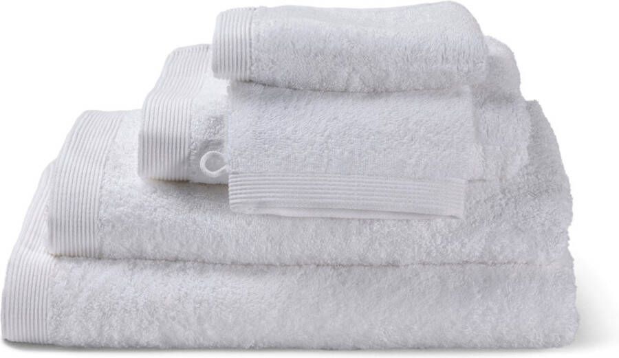 Casilin Handdoeken Set 2 douchelakens (70x140cm) + 1 handdoek (50 x 100cm) + 2 washandjes Wit