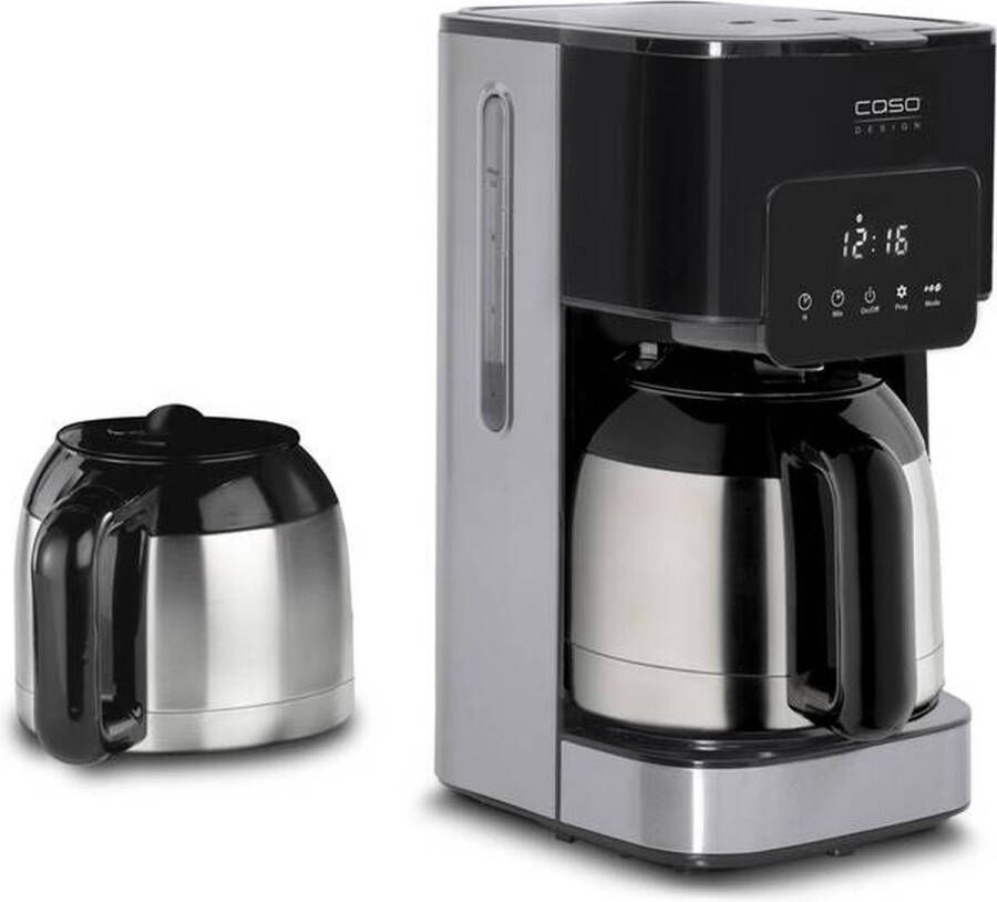 Caso Koffiezetapparaat Coffee Taste & Style Duo Thermo inclusief 2 thermoskannen roestvrij staal 10 kopjes 800 watt