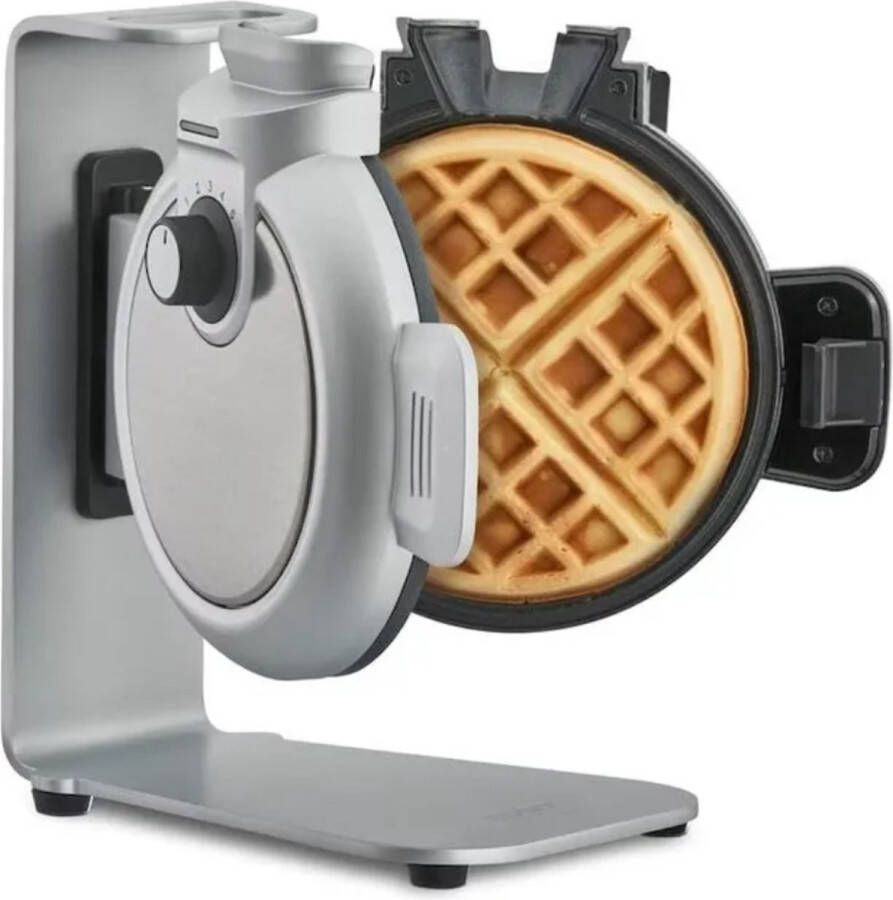 Caso WAFFLE-UP Wafelmaker Verticaal Zilver Wafelijzer