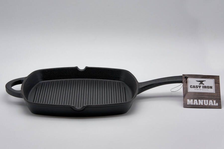 Svenska Living Imperial Kitchen Grillpan vierkant 26 x 26 cm gietijzer