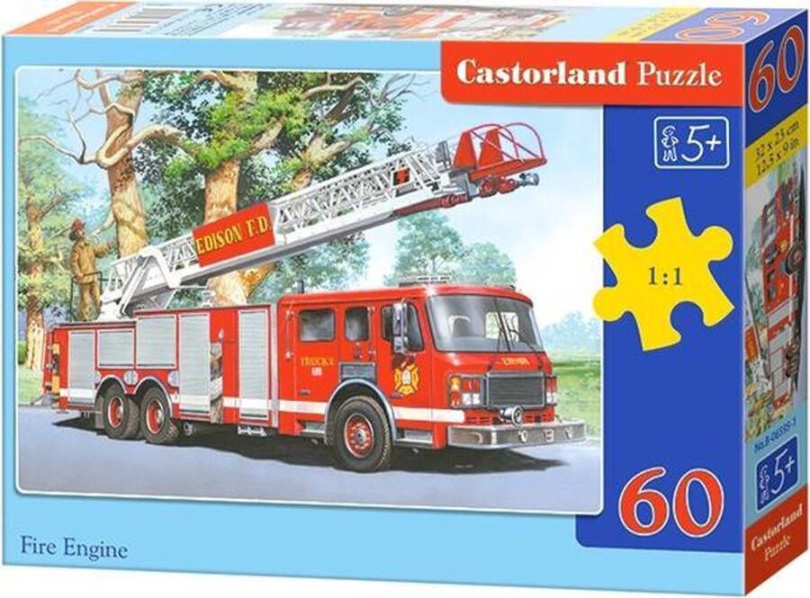 Castorland Fire Engine Legpuzzel 60 Stukjes