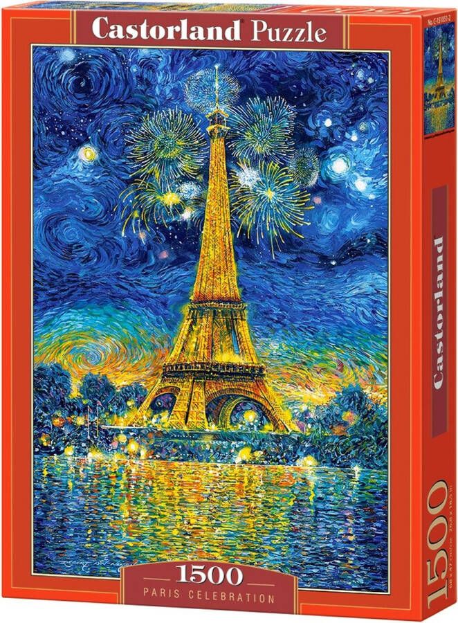 Castorland legpuzzel Paris Celebration blauw 1500 stukjes