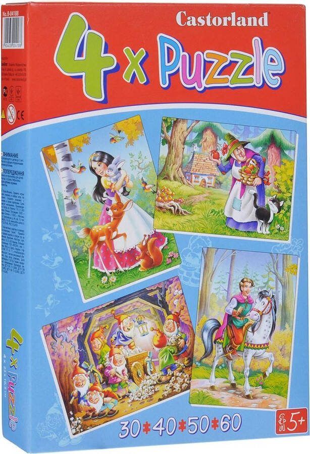 Castorland Sneeuwwitje en de zeven dwergen-puzzel-30 stukjes