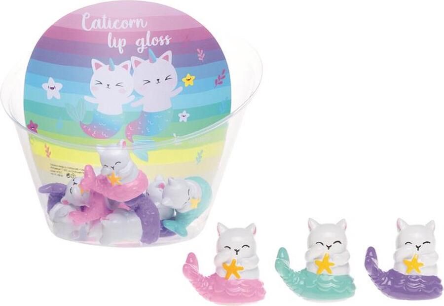 Casuelle caticorn lipgloss in 3 verschillende smaken verkrijgbaar