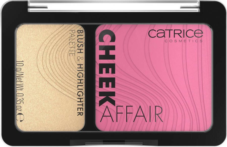 Catrice Cheek Affair Blush & Amp; Highlighter Palette #010-love At First Swipe 10 G