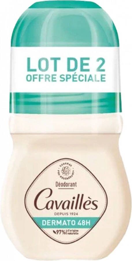 Cavaillès Rogé Dermato 48H Roll-On Deodorant Set van 2 x 50 ml