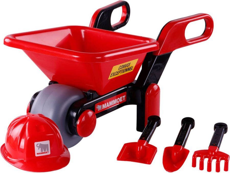 Cavallino Toys Cavallino Mammoet Kruiwagen met Helm en Gereedschap 5ldg