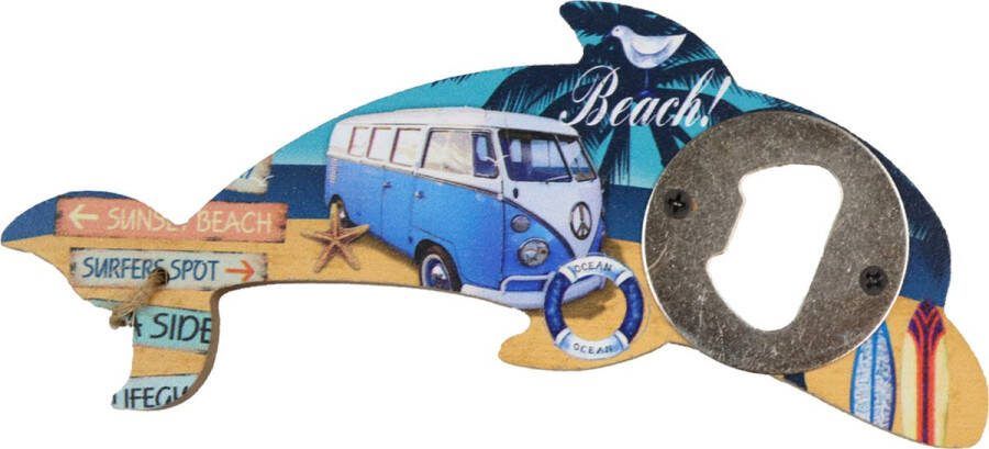 Cave & Garden Bieropener Flesopener Dolfijn beach opener bier opener Fles opener bar decoratie Kroeg decoratie Houten bieropener Opener bier