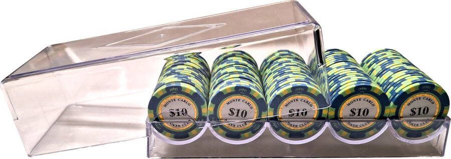 Cave & Garden Poker bakje met waarde 10 Pokerset Poker fiches Poker chips Poker set Casino chips Poker fiches met waarde