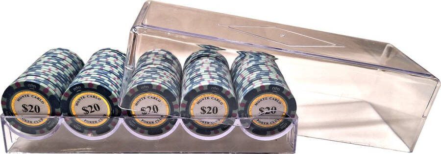Cave & Garden Poker bakje met waarde 20 Pokerset Poker fiches Poker chips Poker set Casino chips Poker fiches met waarde