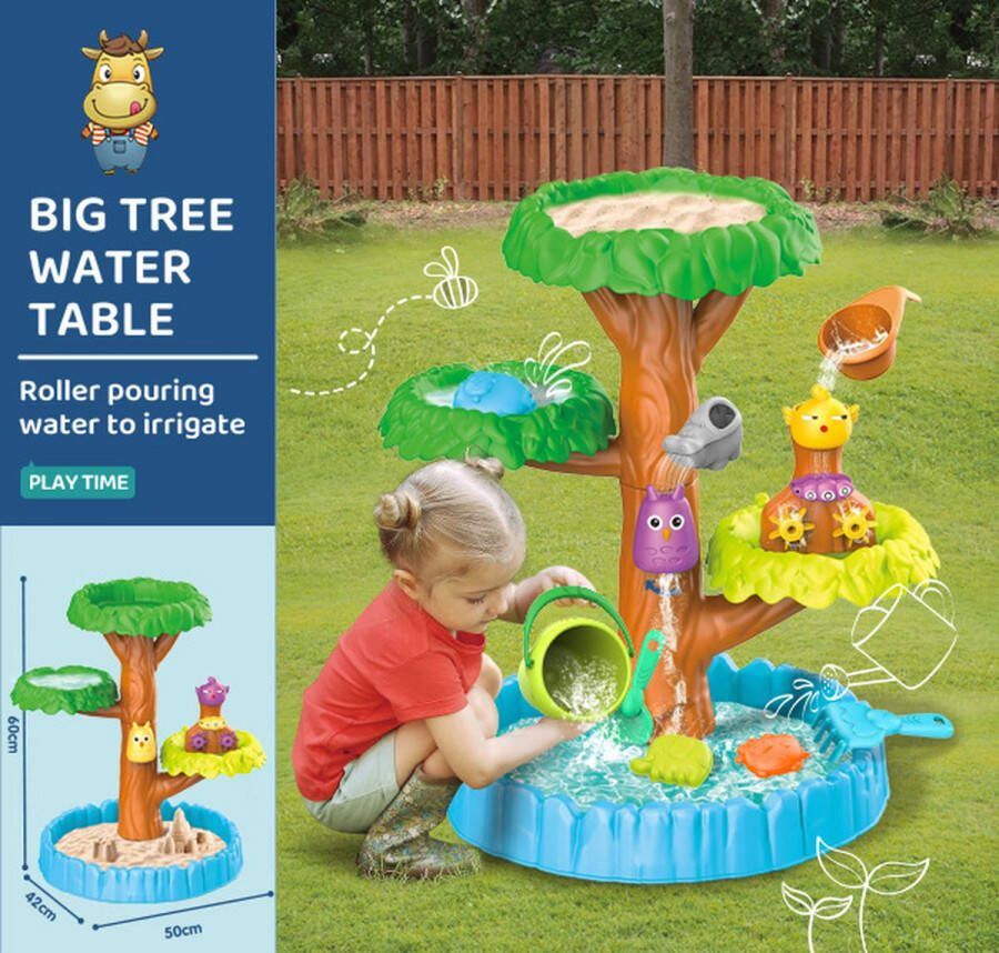 Cave & Garden Watertafel boom Zand & Watertafel Watertafels Zandbak Watertafel buiten Zandtafel Water speelgoed Watertafel speelgoed