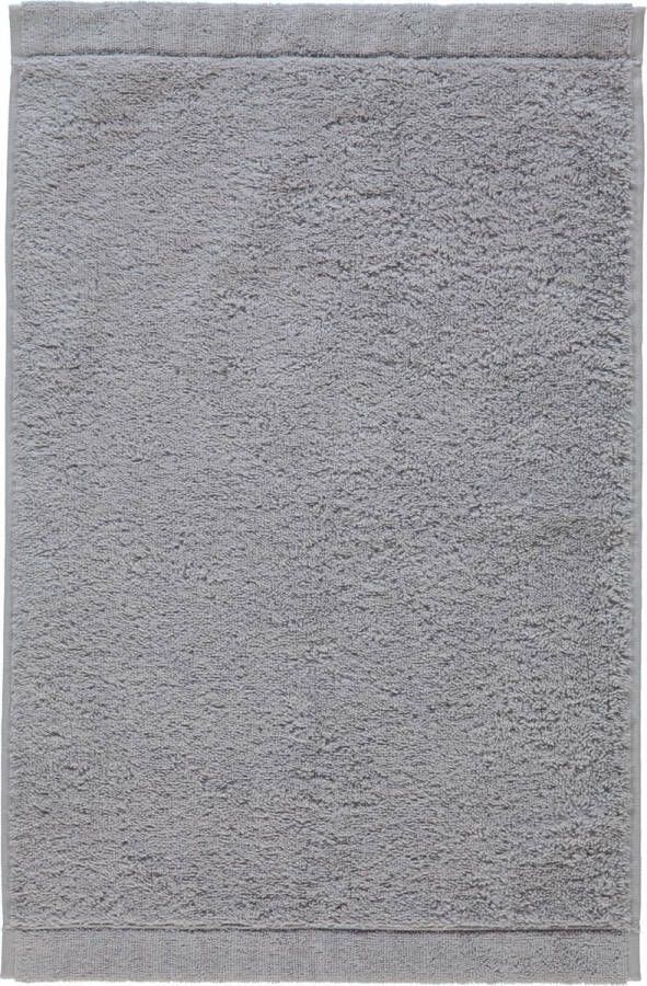 Cawö CAWÖ Lifestyle Uni Gastendoekje Platina 30x50