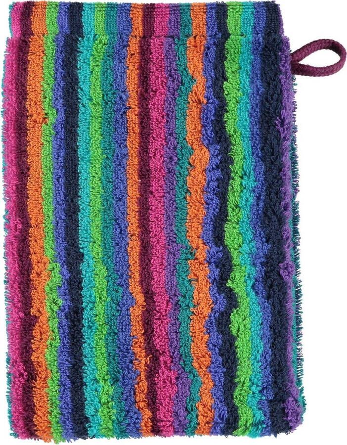 Cawö Lifestyle Streifen Babywashandje multicolor 16x22