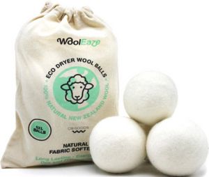 CB-Goods Drogerballen 6 Stuks Wasballen Wasdrogerballen Wasbol Droogballen Wasverzachter 100% Nieuw-Zeelandse schapenwol XL Verminderd Droogtijd Duurzaam Herbruikbaar Wit