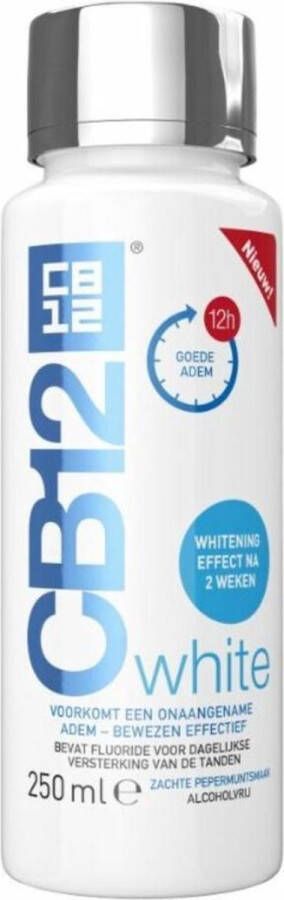 CB12 6x Mondwater White 250 ml