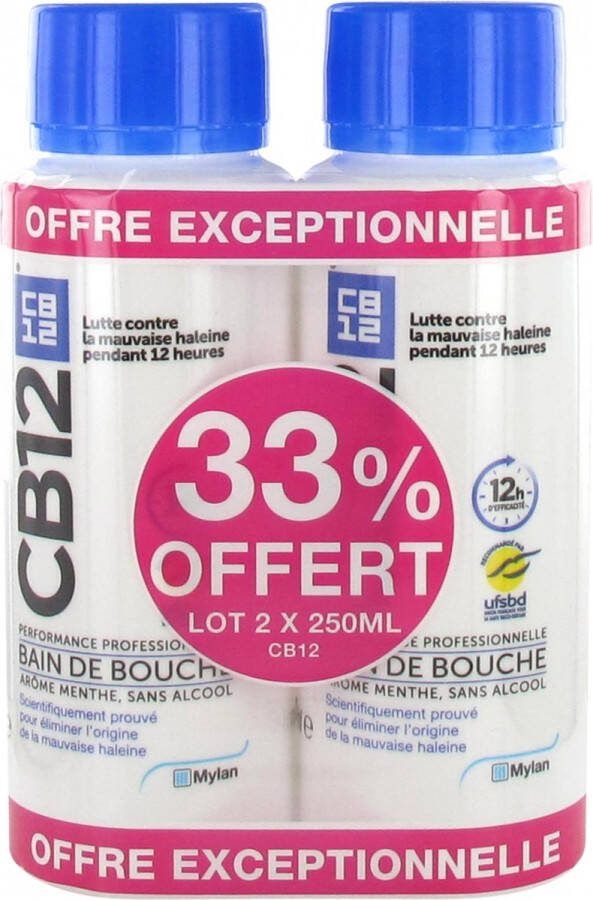 CB12 Mondwater Set van 2 x 250 ml