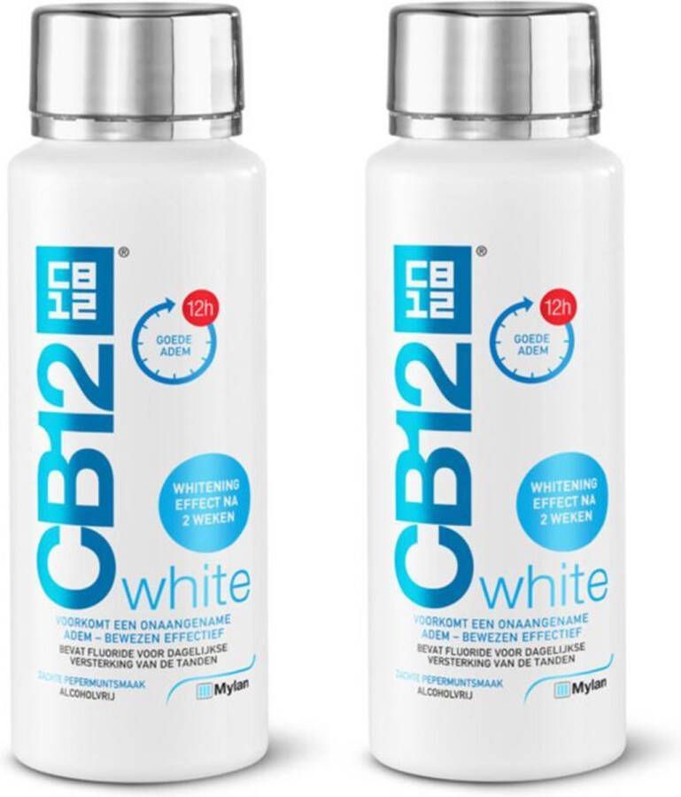 CB12 Mondwater White Multi Pack 2 x 250 ml