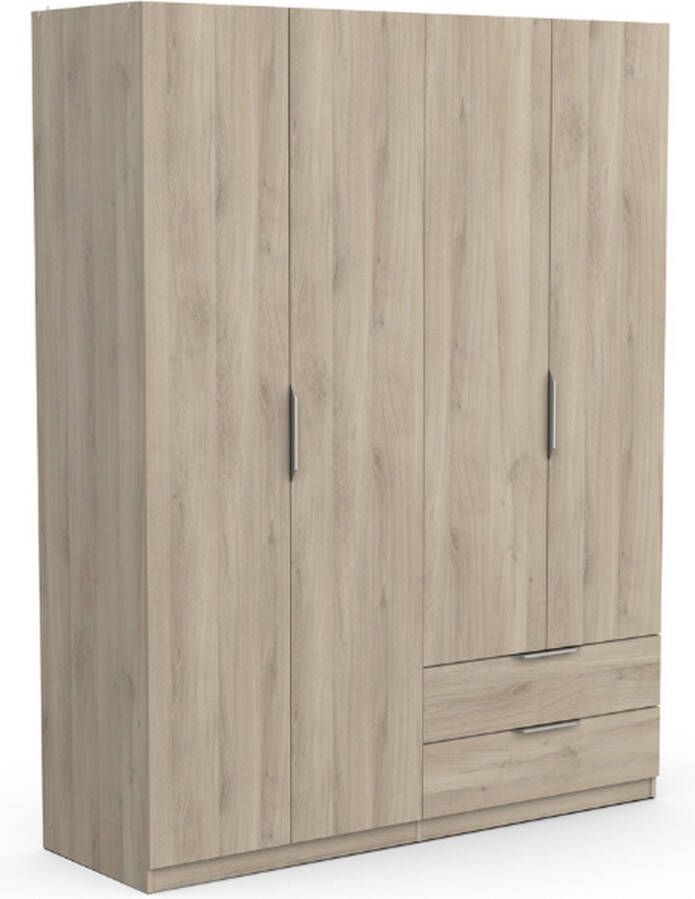 Demeyere GROUP Draaideurkast GHOST Breedte ca. 157 cm hoogte ca. 200 cm veel opbergruimte met binneninrichting