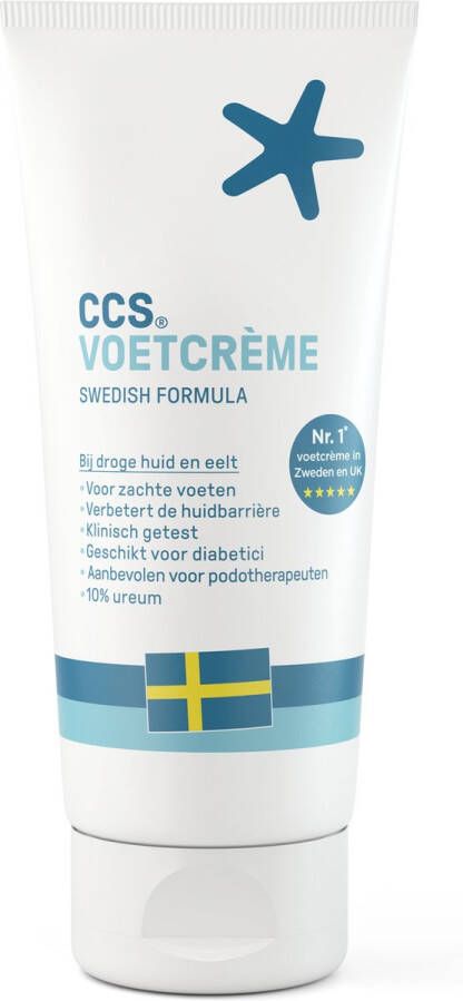 CCS Voetcrème droge huid eelt 10% Ureum Voordeelverpakking 2 x 1 tube 175ml