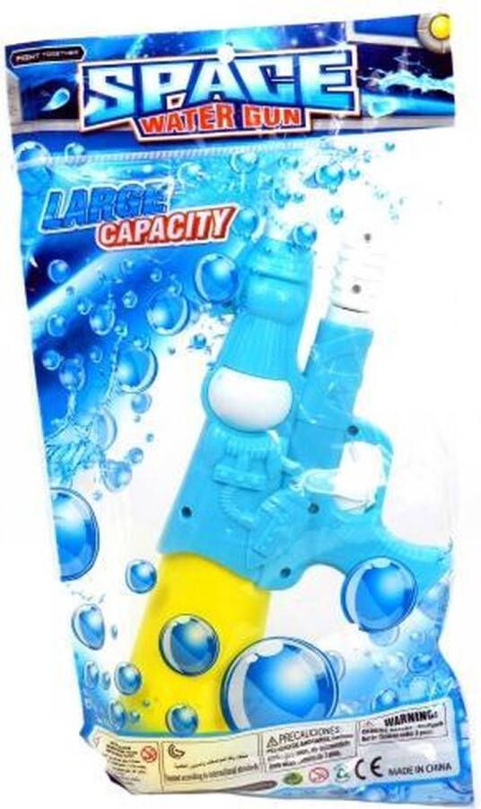 Ce Stoer Waterpistool meiden Spa star Lichtblauw geel (Afmeting: 35x21x8 cm)