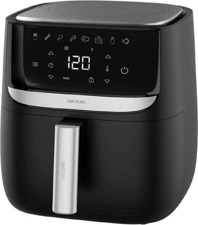 Cecotec 03214 friteuse Enkel 5 l Vrijstaand 1700 W Heteluchtfriteuse Zwart Staal
