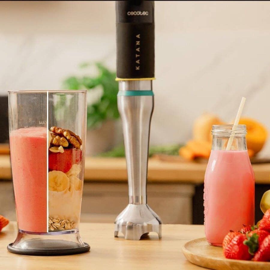 Cecotec 03979 blender Staafmixer 1500 W Zwart Roestvrijstaal