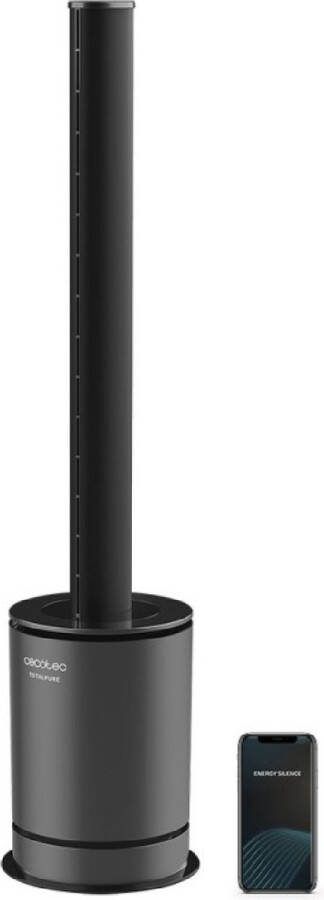 Cecotec Luchtzuiveraar TotalPure 3in1 Connected 80º WiFi 2000W Zwart