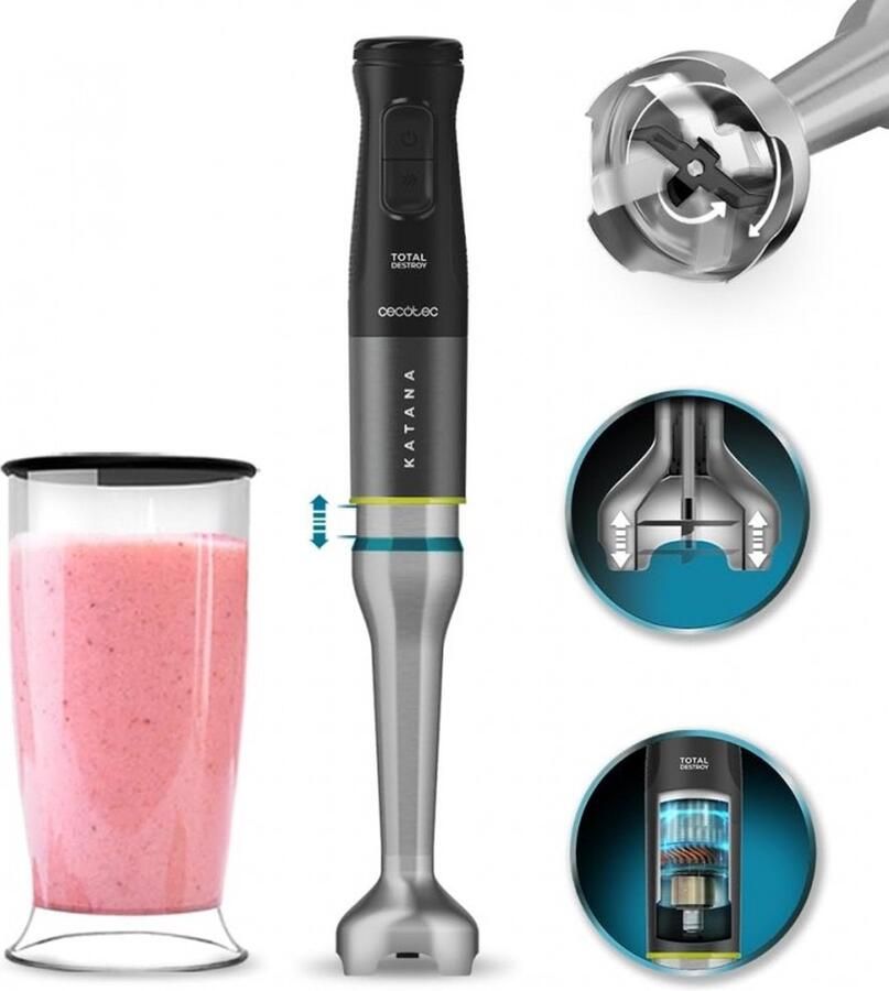 Cecotec 03959 blender Staafmixer 1500 W Zwart