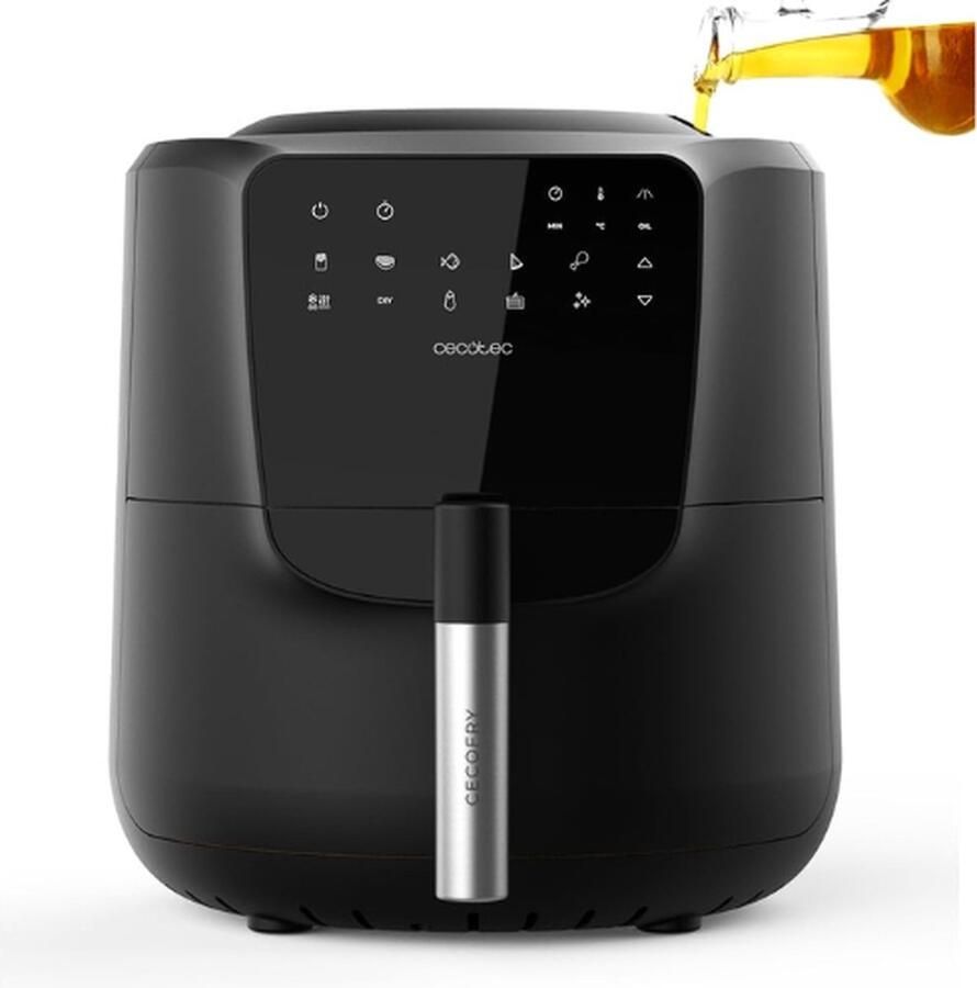 Cecotec Airfryer XXL Heteluchtoven Airfryer Oven Heteluchtoven Vrijstaand Airfryers Air Fryer Airfryer XL Heteluchtfriteuse Zwart