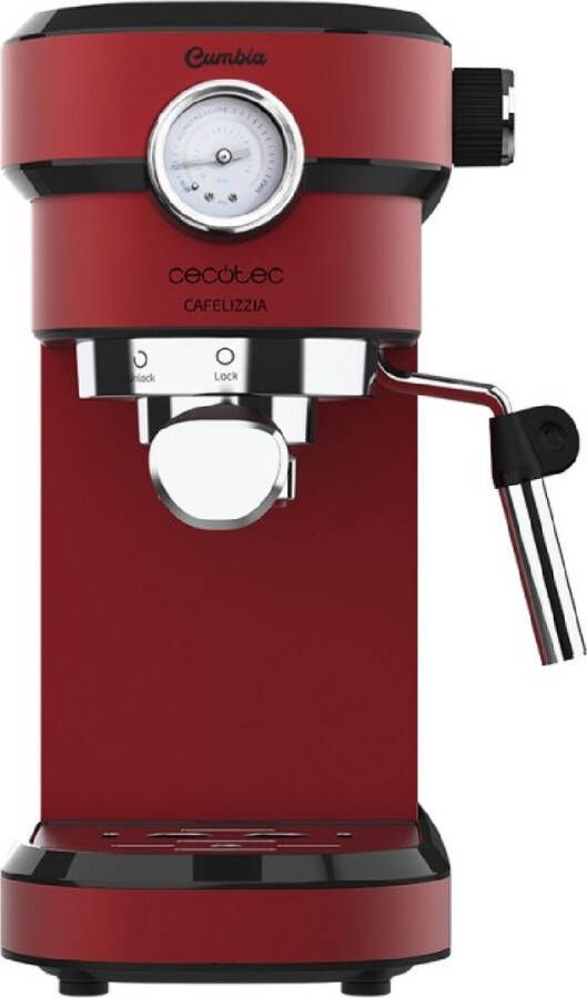 Cecotec Espressomachine Cafelizzia 790 Red Pro. 1350 W Voor espresso en cappuccino Snelle opwarming door Thermoblock 20 bar