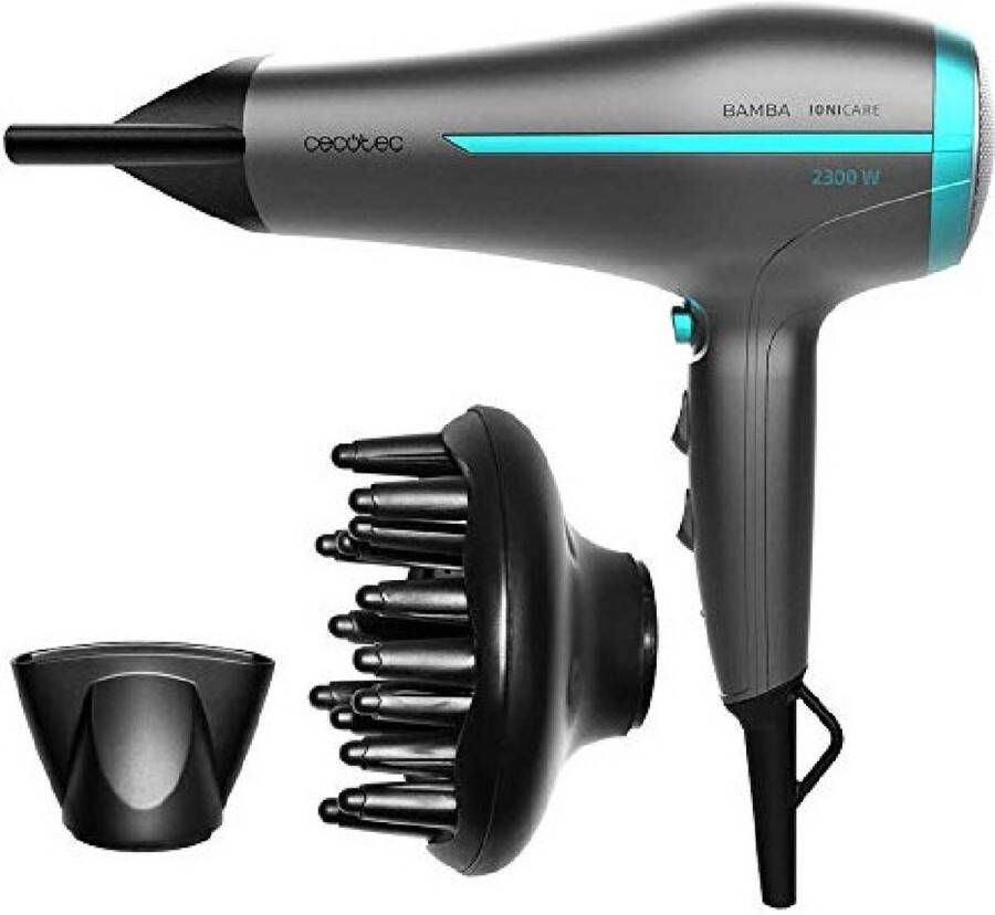 Cecotec Föhn DC Bamba IoniCare 5200 Aura Black 2300W