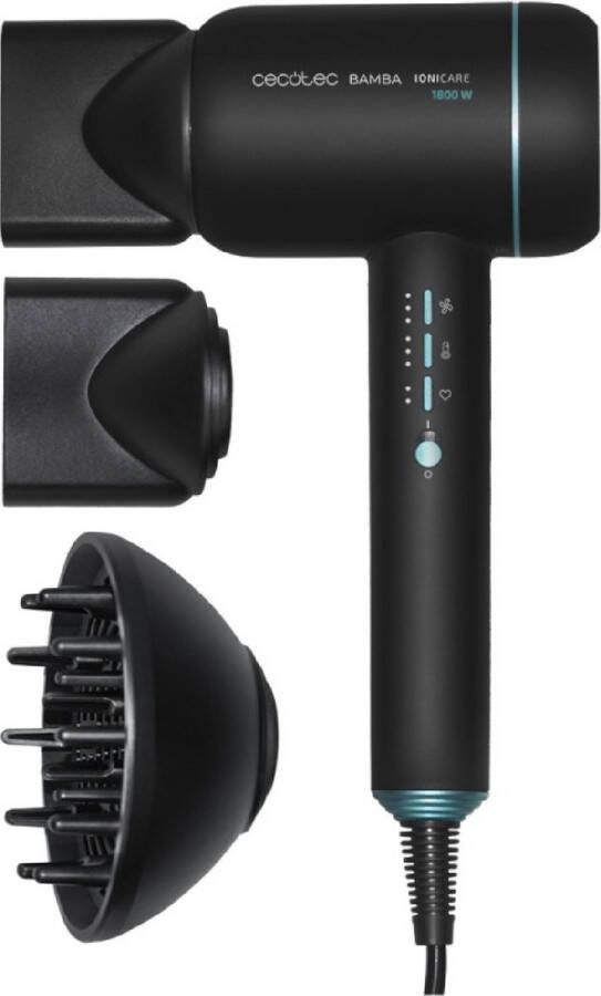 Cecotec Föhn Bamba IoniCare 6000 Rockstar Ice 1800W Zwart