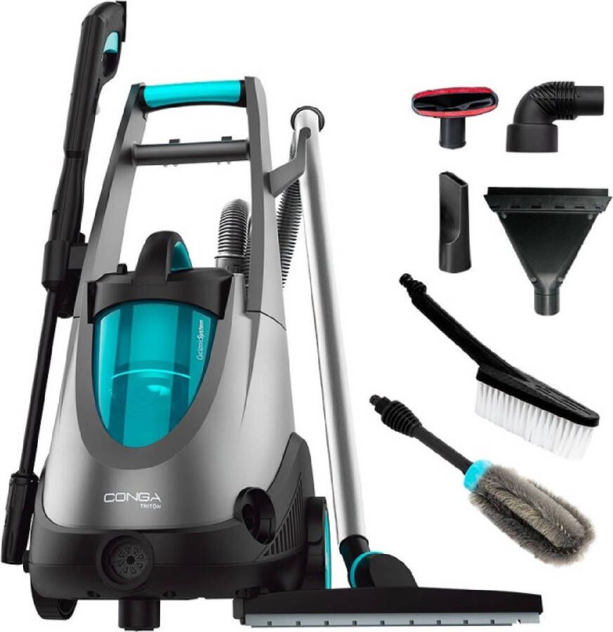 Cecotec Hogedrukreiniger Conga Triton 5000 UltraClean&Car. 4-in-1 hogedrukreiniger die de functies van een hogedrukreiniger en s