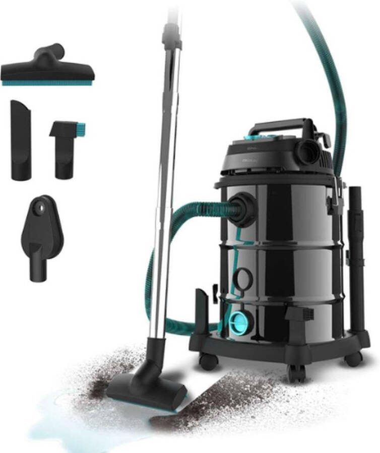 Cecotec Nat Droog Stofzuiger HEPA-filter Waterstofzuiger 30 Liter Capaciteit Tapijtreiniger Stofzuiger Nat En Droogzuiger Stofzuiger Zonder Zak Stofzuigers Vacuum Cleaner