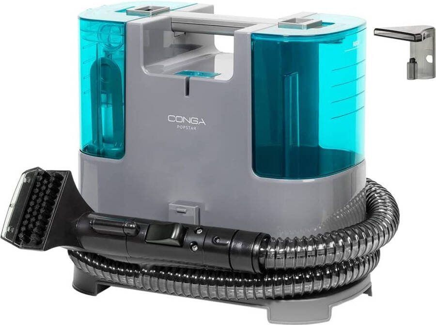 Cecotec vlekkenreiniger Conga Popstar 3000 Draagbare tapijtreiniger machine met zuigvermogen Vast en vloeibaar stofzuiger apparaat Tapijt bank en autobekleding Matrasreiniger