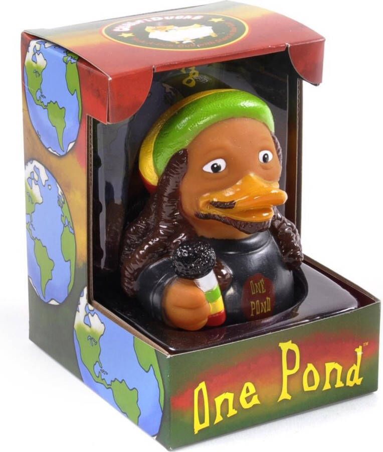 CELEBRIDUCKS ONE POND BOB MARLEY 11cm bekendste badeendjes merk uit de USA