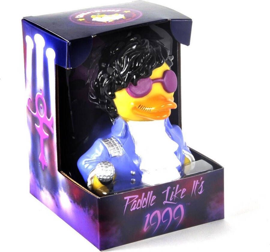 CELEBRIDUCKS Paddle Like It's 1999 Pop Music Rubber Duck PRINCE 11cm bekendste badeendjes merk uit de USA